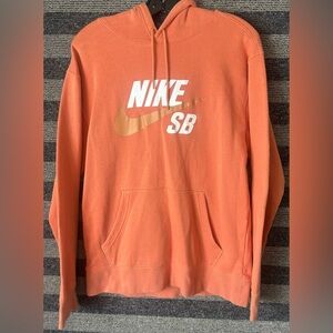 Nike SB Salmon Orange Hoodie Sweatshirt Men’s Small
